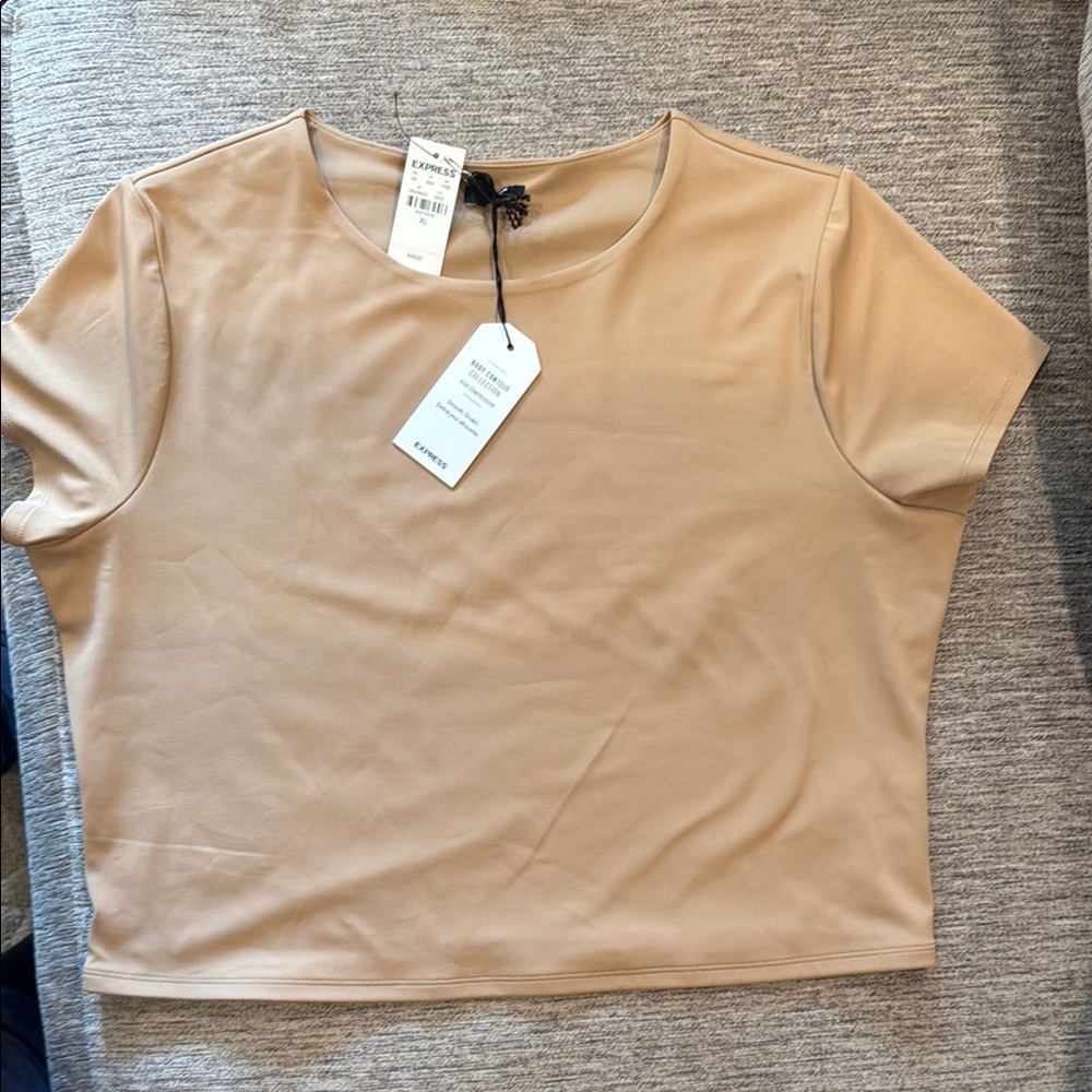Elegant Tan Women's Top